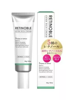 Крем с чистым ретинолом содержит RETINOBLE 5 видов ретинола Cica содержит Может использоваться для чувствительной кожи Увлажняющая гипоаллергенная упругая эссенция для кожи