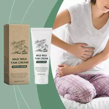 Крем с диким ямсом, мягкий, смягчающий, увлажняющий крем для тела с растительными ингредиентами