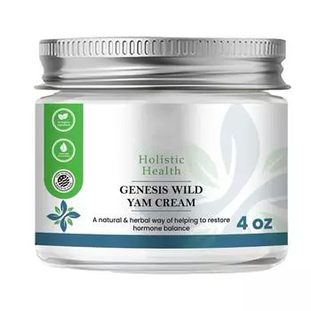 Крем с диким ямсомОрганический для гормонального баланса, женский органический крем с корнем дикого ямса для всех типов кожи