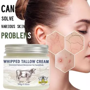 Крем с медом увлажняет и смягчает кожу Крем с говядиной увлажняет сухую кожу Крем с говядиной нежный One Size белый