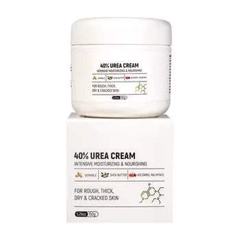 Крем с мочевиной 40% увлажняющий для рук и ног от сухих трещин питает руки и ноги, делая кожу гладкой и мягкой150 г One Size белый
