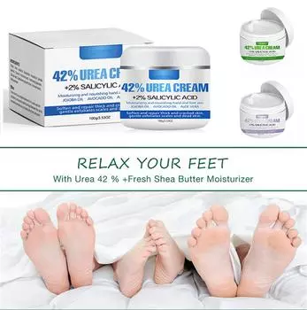 Крем с мочевиной 42% Крем с мочевиной Подсушивающий и увлажняющий крем для рук и ног 100 г One Size синий