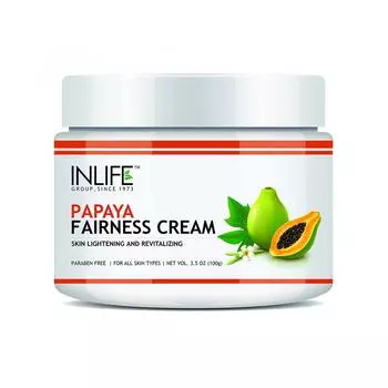 Крем с Папайей: осветление и восстановление (100 г), Papaya Fairness Cream, INLIFE 11.5