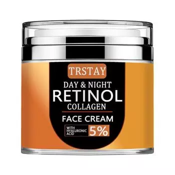 Крем с ретинолом и гиалуроновой кислотой для шеи и лица Отбеливающий Увлажняющий Осветляющий Подтягивающий Крем 5g