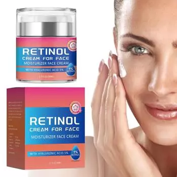 Крем с ретинолом и коллагеном, осветляющий тонкие линии, укрепляющий и выравнивающий тон кожи увлажняющий крем One Size