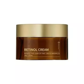 Крем с ретинолом устраняет тусклость и осветляет тон кожи, осветляет темные пятна и тонкие линии, глубоко питает и увлажняет. Крем 50 мл белый