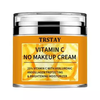 Крем с витамином С и гиалуроновой кислотой для ухода за кожей шеи, крем для лица, увлажняющий, отбеливающий, осветляющий крем 5g