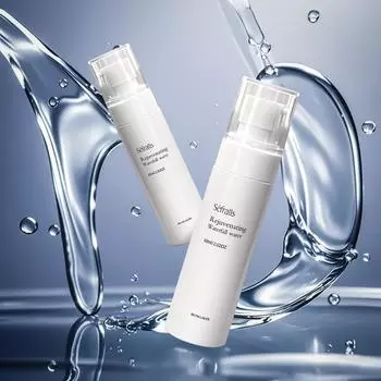 Крем Sfralls Skin Revitalizing Waterfall Cream 60 мл/шт. Глубокое увлажнение и увлажнение для создания мягкой, прозрачной и сияющей кожи. белый