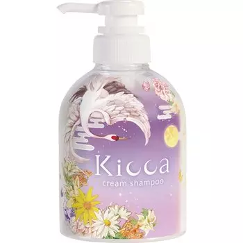 Крем-шампунь Kicca 380 г Аромат ванили и османтуса Увлажнение волос (AFC)