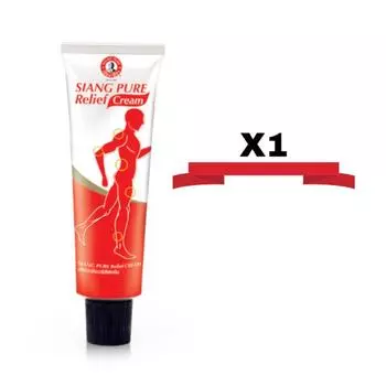 Крем Siang Pure Relief 60 г - для облегчения мышечной боли с метилсалицилатом, ментолом и гвоздичным маслом. 1*60g