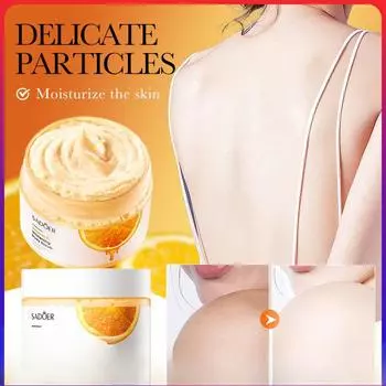 Крем-скраб для тела с витамином С SADOER Отшелушивающий скраб Body scrub 120G