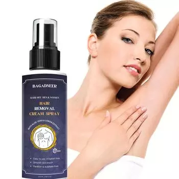 Крем-спрей для удаления волос для женщин | Безболезненный спрей для удаления волос на теле для ног, рук, подмышек и спины (100 мл) Тюльпан 100 ml
