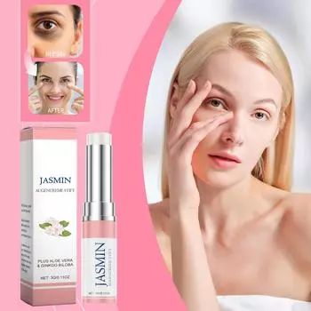 Крем-стик для глаз Jasmine Eye Cream Stick увлажняет область вокруг глаз. Уменьшает мелкие морщинки и сухость. И легко наносится, подтягивая и разглаживая кожу вокруг глаз. One Size белый