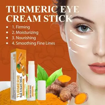 Крем-стик для глаз, специально разработанный для женщин и девушек, чтобы легко создать красивый и гладкий увлажняющий крем-стик для глаз 5 г One Size жёлтый