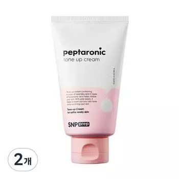 Крем-тоник S&P Prep Peptalonic Tone-up Cream 100 мл, розовый, 2 шт.
