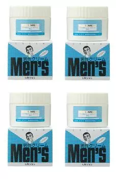 Крем Utena освежающий 60 г x 4 шт. [Оптовая закупка] Для мужчин (белый)