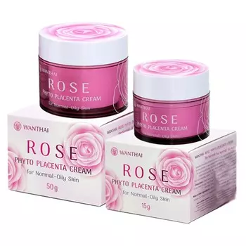 Крем WANTHAI Rose Phyto Placenta для нормальной и жирной кожи 15g