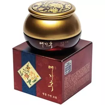 Крем Yezihu Red Ginseng Gold Cream 50 г, против старения, против морщин, увлажняющий, корейская косметика, Kbeauty, образец