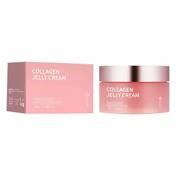 Крем-желе с коллагеном Ниацинамидный гель Увлажняющий Осветляющий Укрепляющий Кожный Барьер Увлажняющий крем белый