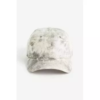 Кремовая кепка из хлопкового твила HM Tie Dye