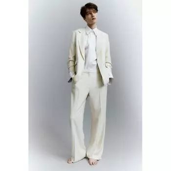 Кремовая куртка с рукавами-сборками HM