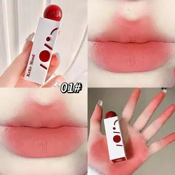 Кремовая квадратная глазурь для губ Pure Desire, матовая, бархатная, матовая, невыцветающая, отбеливающая помада 2.5g