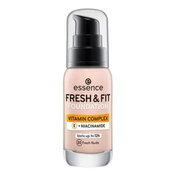 Кремовая основа под макияж Essence Fresh & Fit 20-свежий нюдовый оттенок (30 мл)