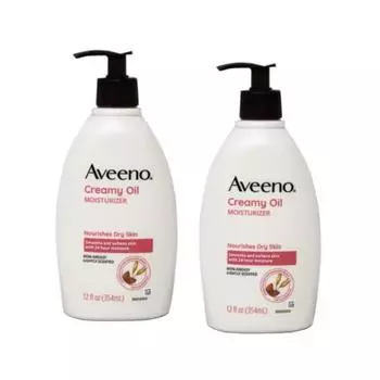 Кремовое увлажняющее масло Aveeno - 12 унций - 2 упаковки