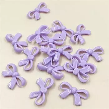 Кремовые бусины 20 шт. DIY серьги ожерелье изготовление вертикальных отверстий материал ручной работы бант макарон цветной акрил ювелирные изделия аксессуары светло-розовый