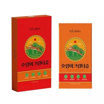 Кремовые салфетки Polarena Tiger, 5 листов.