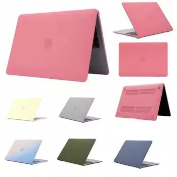 Кремовый чехол для ноутбука Apple Macbook Air Pro 13 15 16 Retina M1 Chip 2020 2021 Touch Bar ID Rainbow Жесткий защитный чехол A1932 A2179 A2337