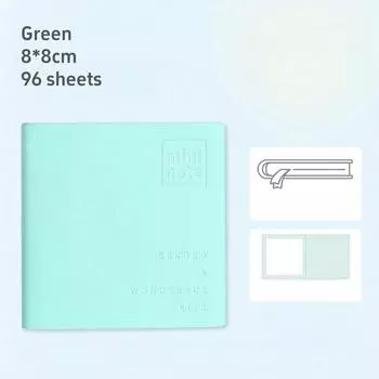 Кремовый цвет Мини-заметка Портативный Memo 96 Листов Чистые Внутренние Страницы Записи Блокнот Для Офиса Школы Штамп
