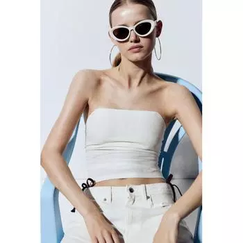 Кремовый топ-корсет HM Shiring Corset