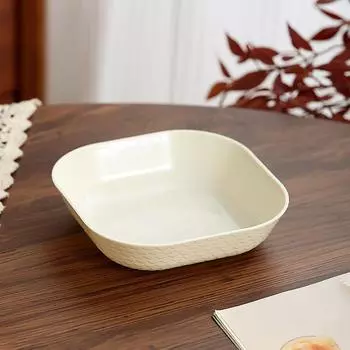 Кремовый Ветер Плюющаяся Косточка Блюдце Бытовая Обеденная Тарелка Материал для Соуса Плюющаяся Косточка Блюдце Тарелка для Закусок Закуска Гостиная Закуска Тарелка для Сухофруктов