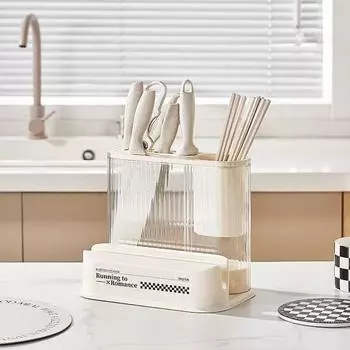 Кремовый ветер столешница нож доска полка для хранения бытовая разделочная доска интегрированная стойка кухонный разделочный блок интегрированная стойка