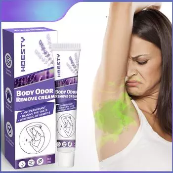 Кремы от запаха лаванды для тела Кремы от запаха подмышек Растительные нежные репелленты от запаха Дезодорант Стойкий антиперспирант Осветляющий подмышки белый