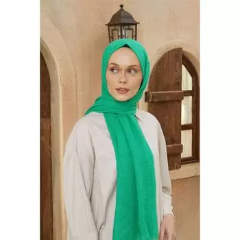 Креп Хиджаб Аквамарин