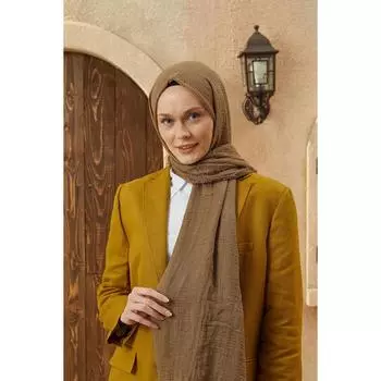 Креп Хиджаб Грецкий орех