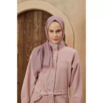 Креп Хиджаб Розовый