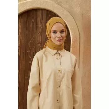 Креп Хиджаб Шафран