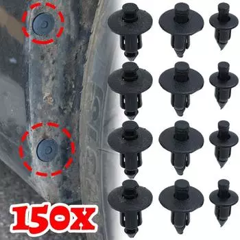 Крепеж для декоративной панели обтекателя автомобиля 6/7/8 мм, дефлектор крышки двигателя автомобиля мотоцикла, пластиковые заклепки с пряжкой, аксессуары