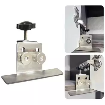 Крепеж для дверцы шкафа из нержавеющей стали, приспособление для установки дверцы шкафа по дереву, быстрое позиционирование дверцы шкафа