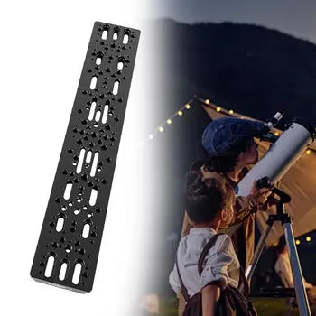 Крепежная пластина для телескопического ласточкина хвоста, простая в установке, прочная чёрный