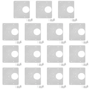 Крепежная пластина из нержавеющей стали с винтом для дверцы шкафа-купе