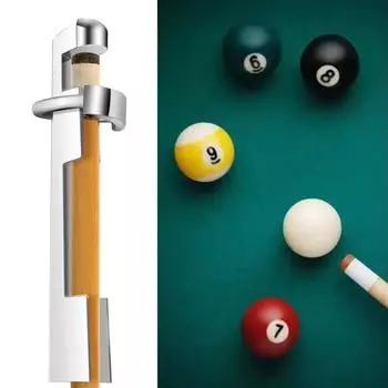 Крепежная втулка Зажим для наконечника кия из алюминия и цинка Зажимы для бильярдных клюшек Спорт в помещении серебряный