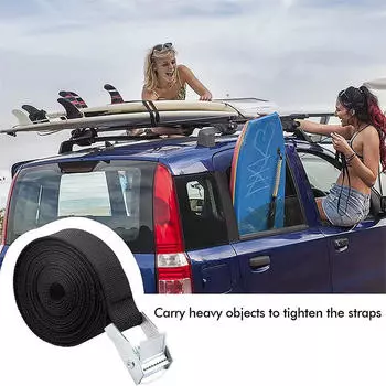 Крепежные ремни безопасности для наружного использования с пряжками, универсальные ремни для крепления грузовых автомобилей и прицепов 25mm-3M