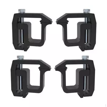 Крепежные зажимы для тяжелых условий эксплуатации для пикапов, черные 4Pcs
