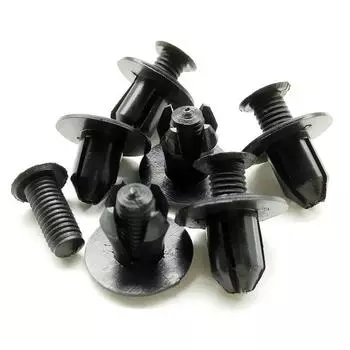 Крепежные зажимы Пластиковый черный винт Аксессуары для крепления крыла Фиксатор бампера