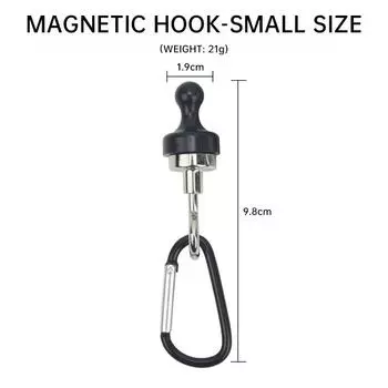 Крепкий магнитный крючок для кемпинга на открытом воздухе с пряжкой для альпинизма, пряжка для палатки, многофункциональные аксессуары для палатки, большой крючок