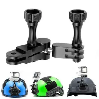 Крепление для экшн-камеры для GOPRO 10/MAX с вращением на 360 градусов, поворотный адаптер из алюминиевого сплава, спортивный адаптер чёрный
